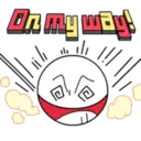On my way